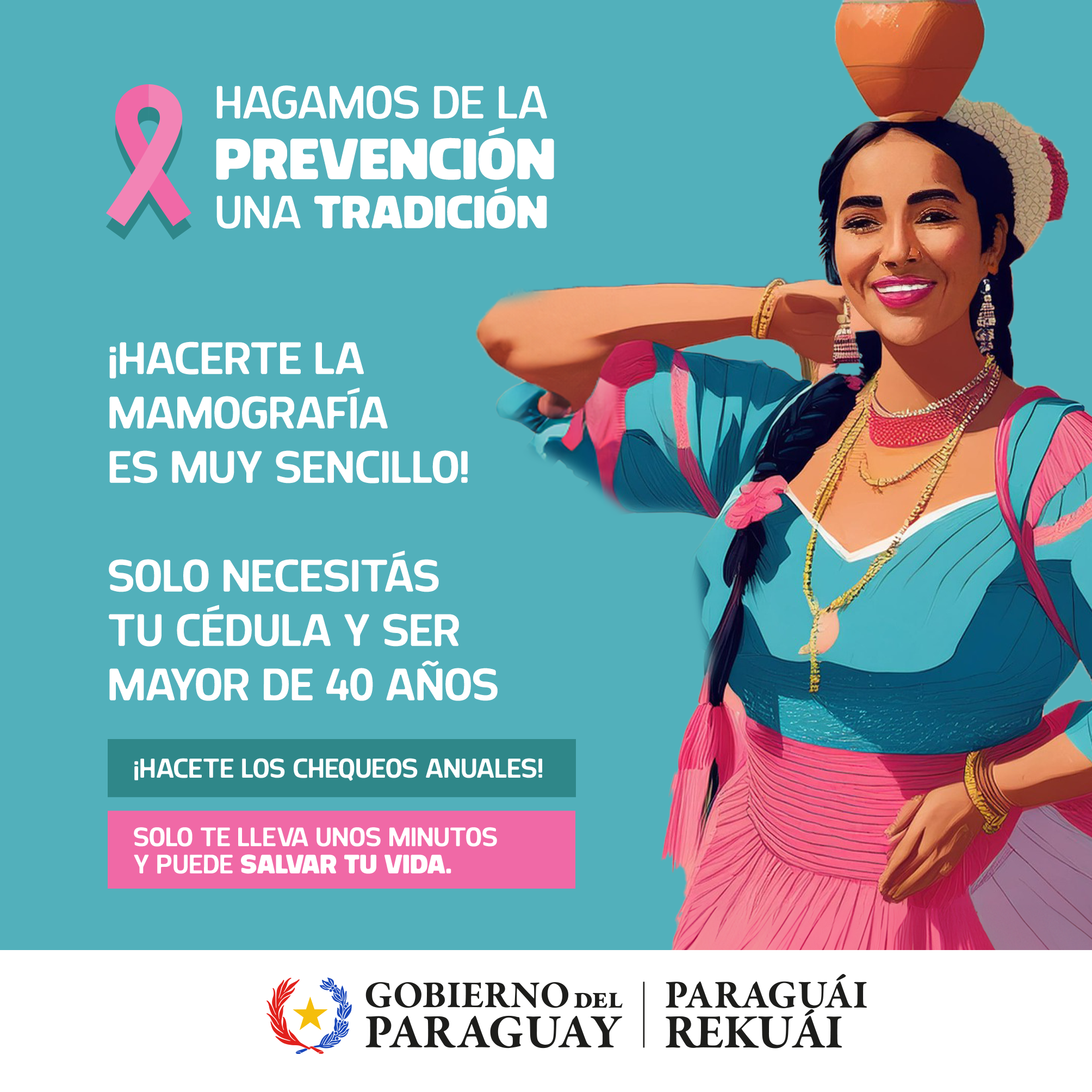 mamografía octubre rosa